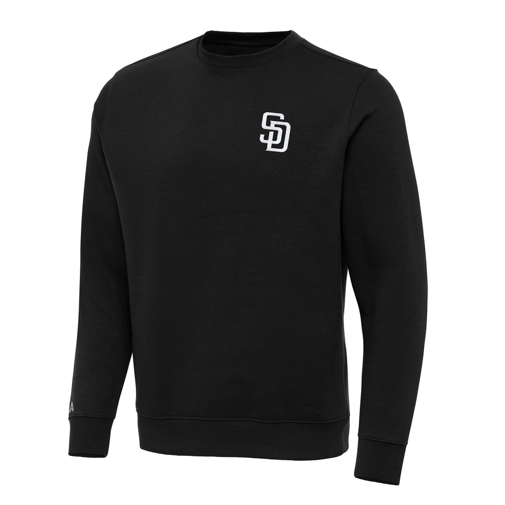 San Diego Padres Antigua Big & Tall Victory Pullover Sweatshirt - Black