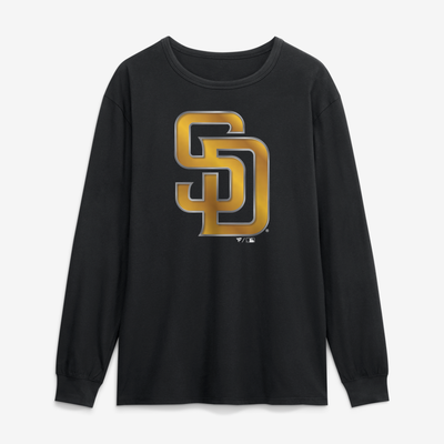 San Diego Padres  Forged Mascot Long Sleeve T-Shirt - Black