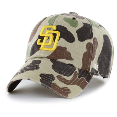 San Diego Padres Carhartt x '47 Duck Clean Up Adjustable Hat - Camo