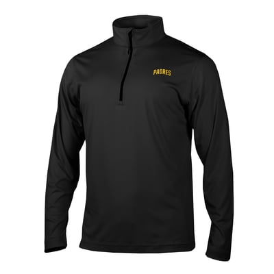San Diego Padres Columbia Fairway Break Quarter-Zip Pullover - Black