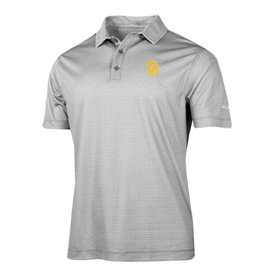 San Diego Padres Columbia Crosscurrent Polo - Gray