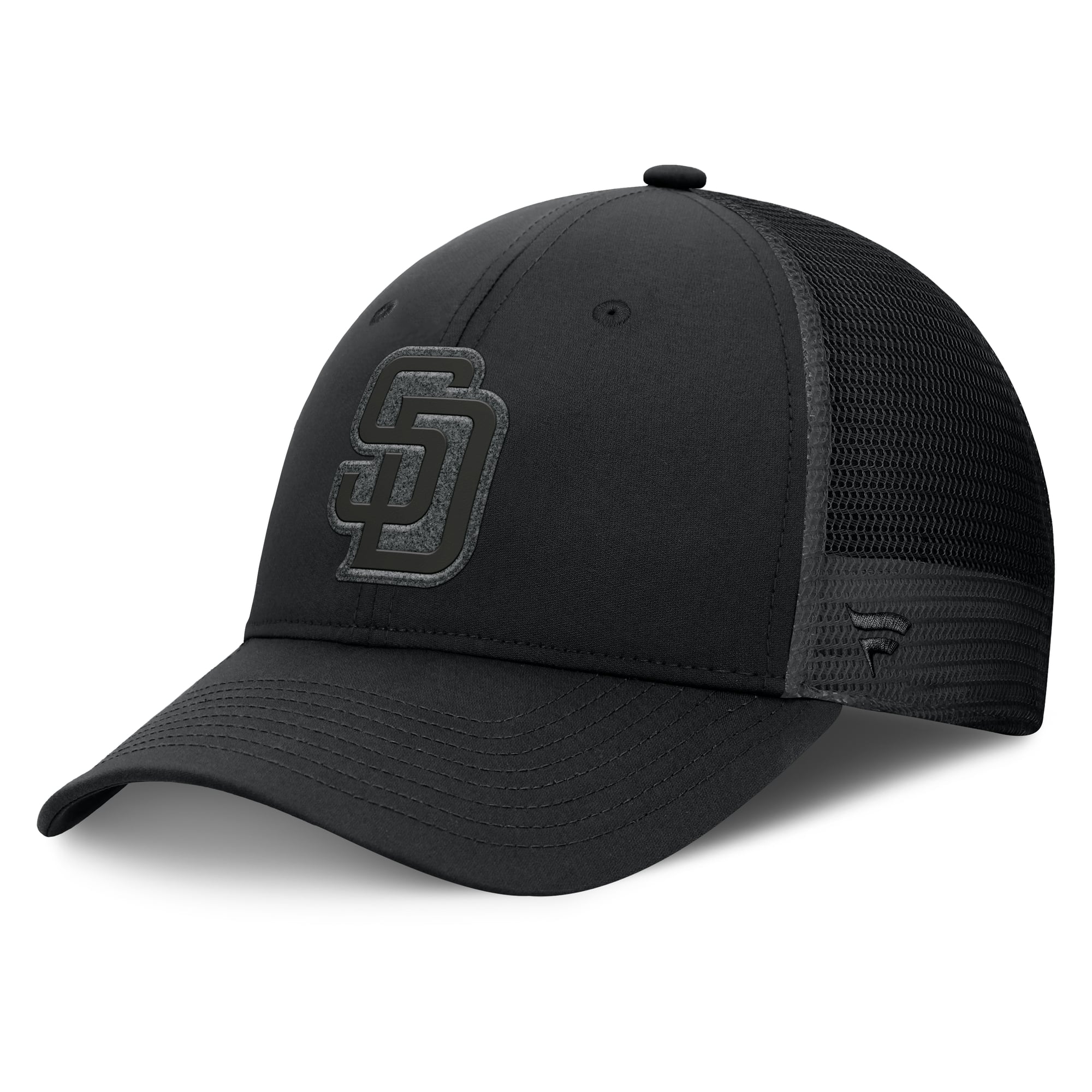 San Diego Padres Fanatics Launch Adjustable Trucker Hat - Black