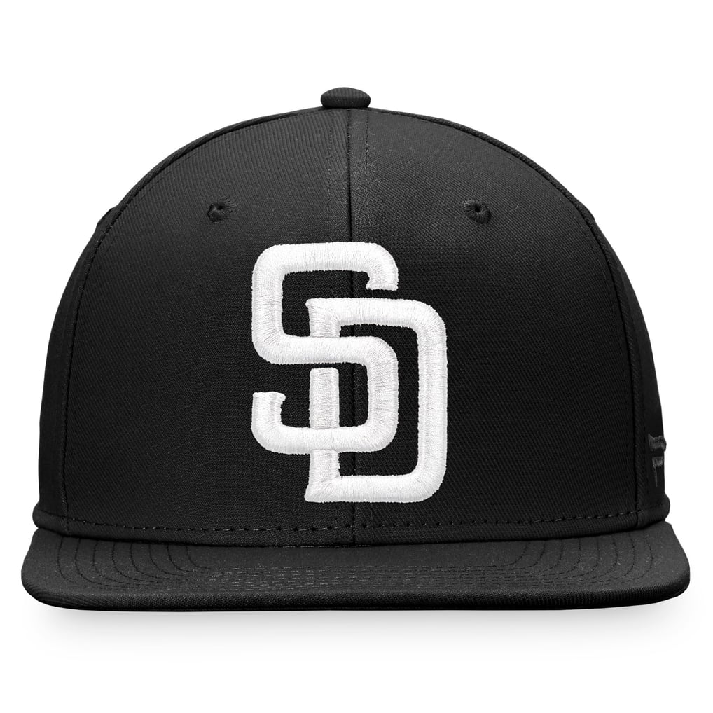 Men's San Diego Padres Fanatics Black Snapback Hat