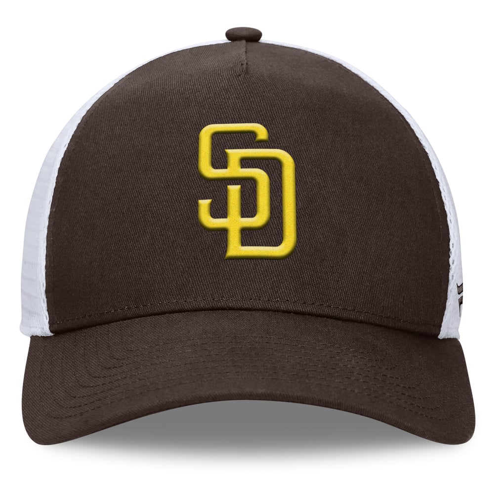 San Diego Padres Fanatics Fundamental A-Frame Adjustable Hat - Brown