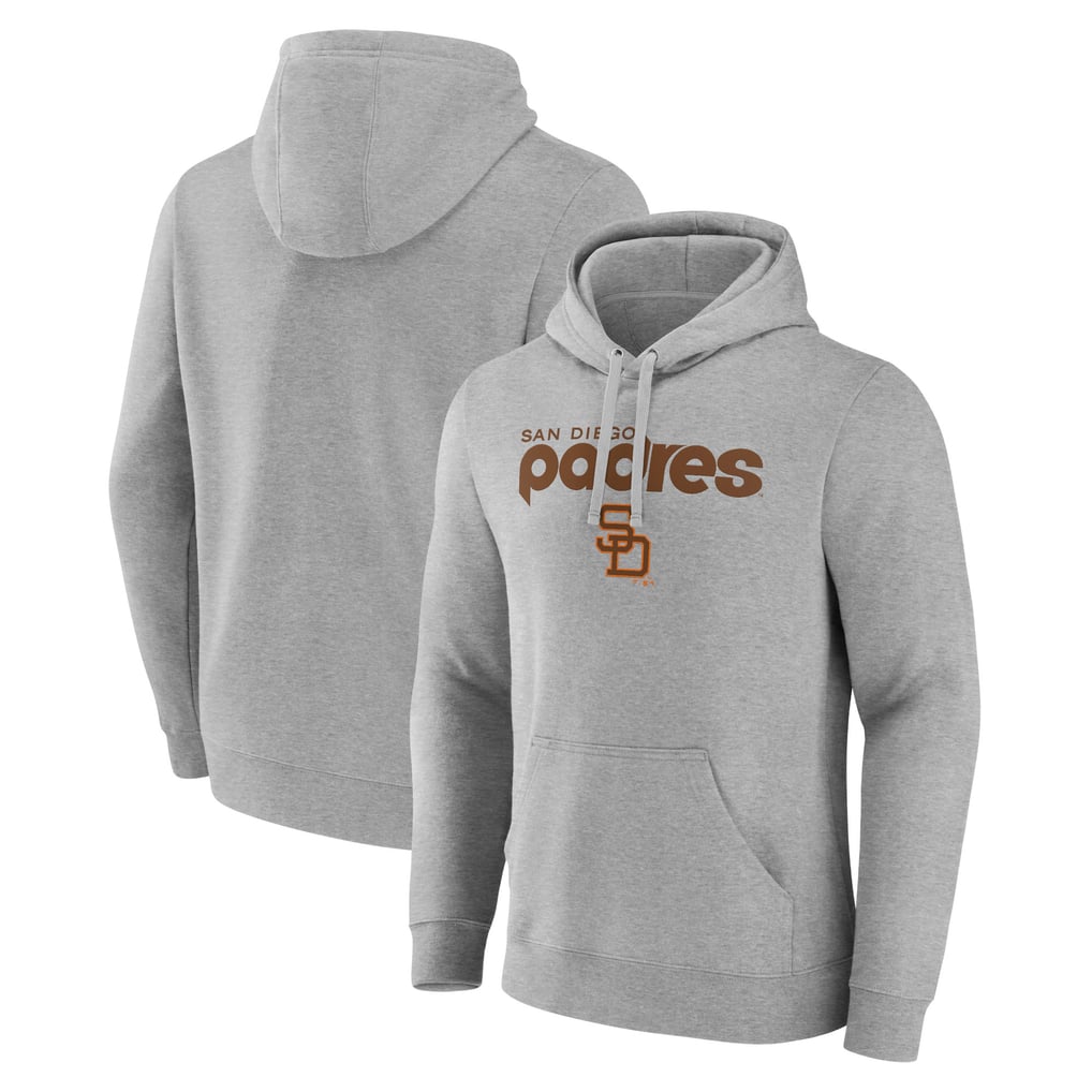 San Diego Padres Wahconah Pullover Hoodie - Gray