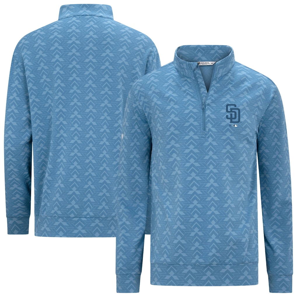 San Diego Padres Levelwear Chameleon Quarter-Zip Pullover - Blue