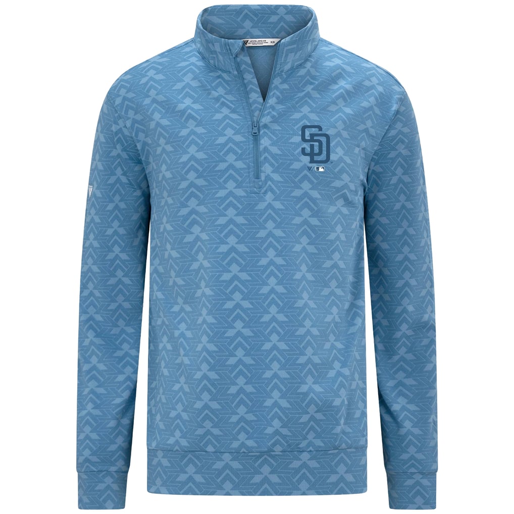 San Diego Padres Levelwear Chameleon Quarter-Zip Pullover - Blue