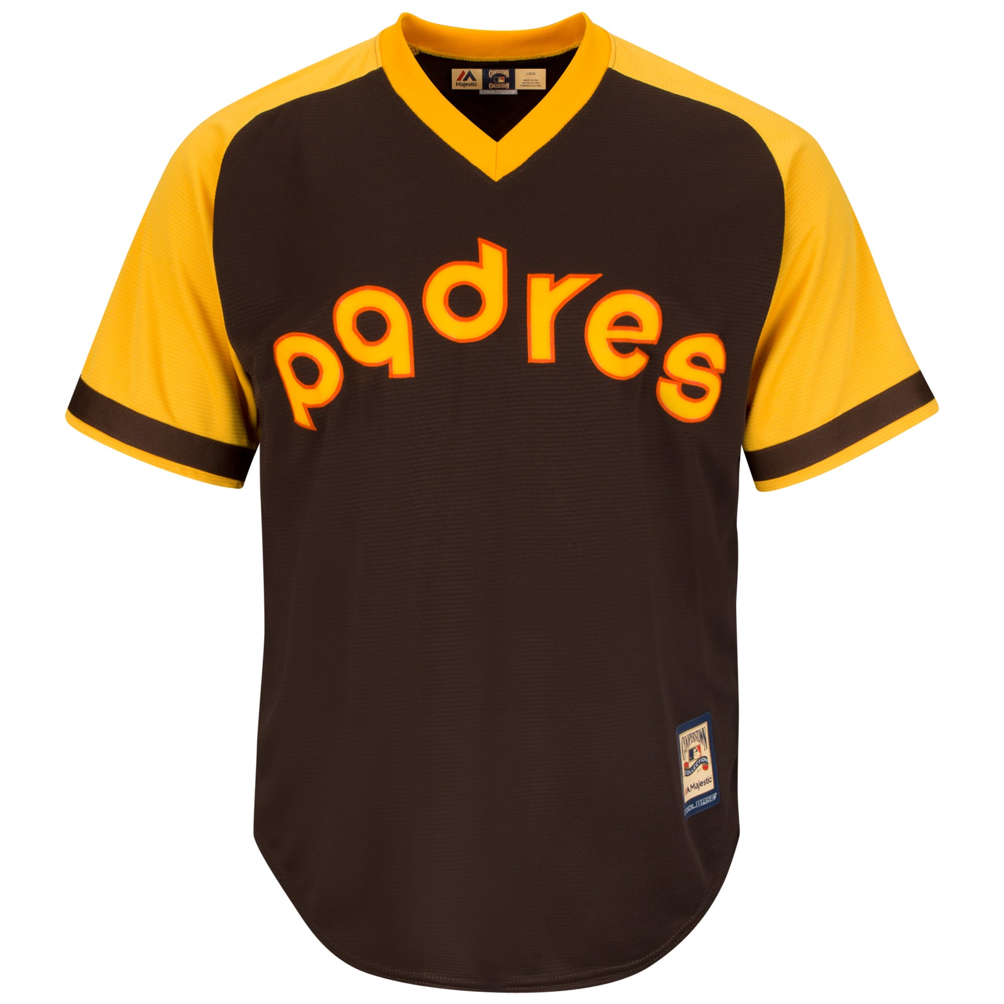 Men's San Diego Padres Majestic Brown Alternate Big & Tall