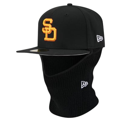  San Diego Padres New Era Ski Mask 59FIFTY Fitted Hat - Black