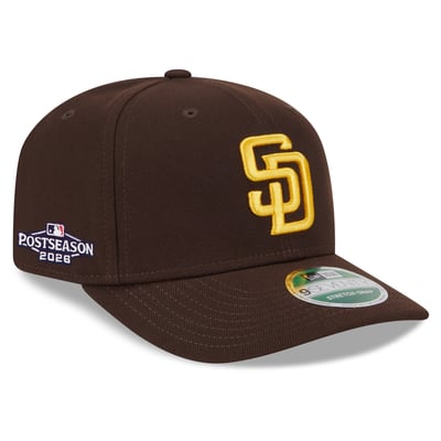 San Diego Padres New Era 2026 MLB Postseason Side Patch 9SEVENTY Adjustable Hat - Brown
