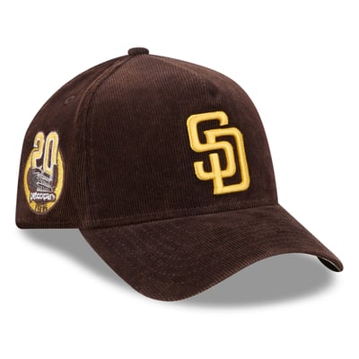 San Diego Padres New Era Corduroy A-Frame 59FORTY Fitted Hat - Brown