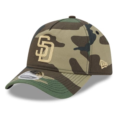 San Diego Padres New Era A-Frame 9FORTY Adjustable Hat - Camo