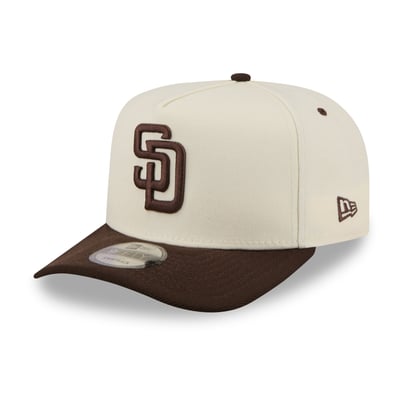  San Diego Padres New Era Rear Hit 9FIFTY A-Frame Snapback Hat - Cream