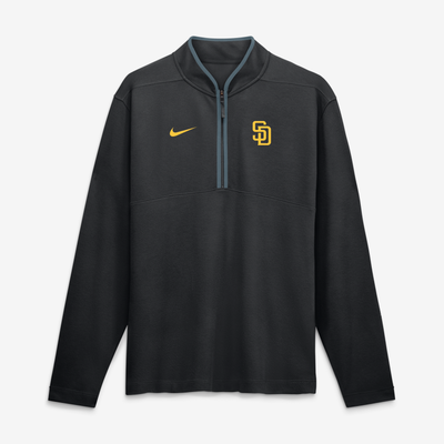 San Diego Padres Nike Dri-FIT Victory Half-Zip Pullover - Black