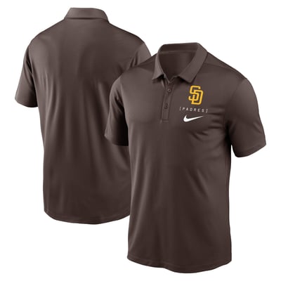 San Diego Padres Nike Franchise Polo - Brown