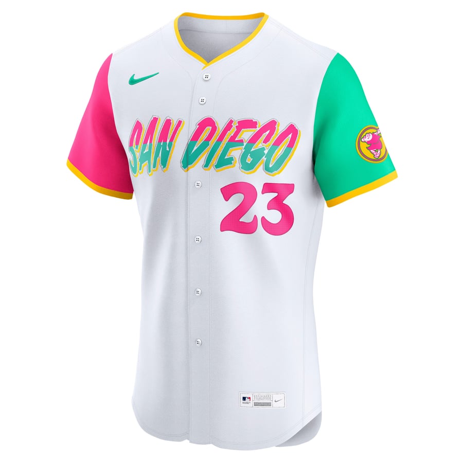 Men's San Diego Padres Fernando Tatis Jr. Nike White City Connect Elite ...