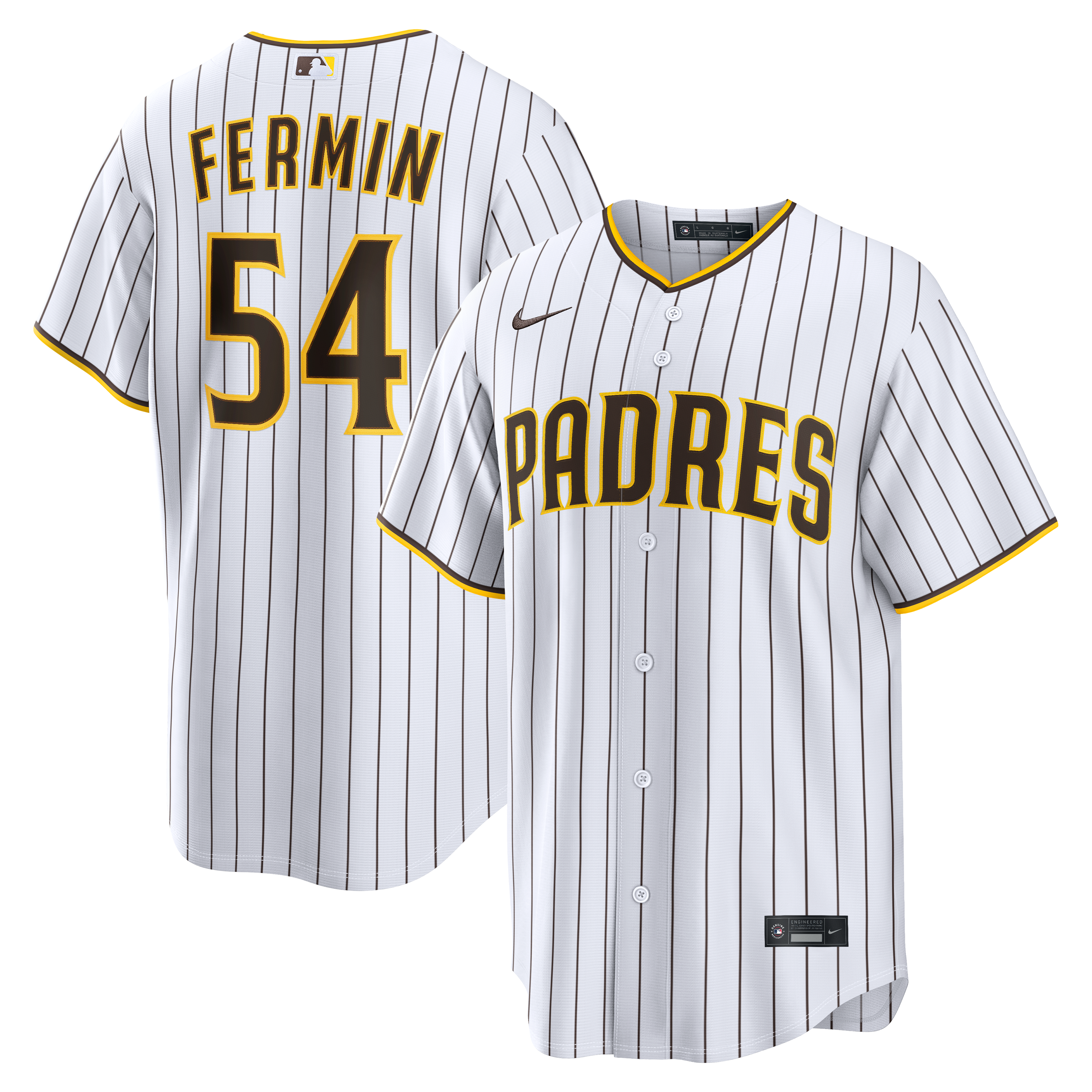 Freddy Fermin San Diego Padres Home Replica Jersey White