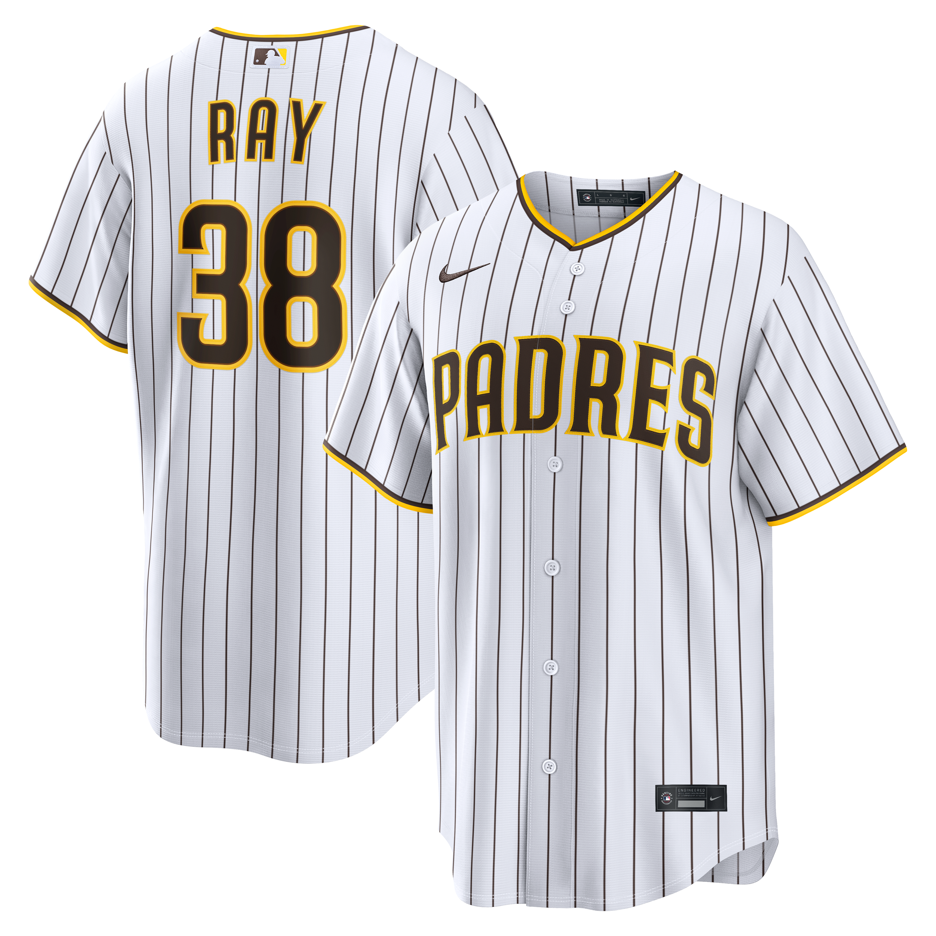 Robbie Ray San Diego Padres Home Replica Jersey White