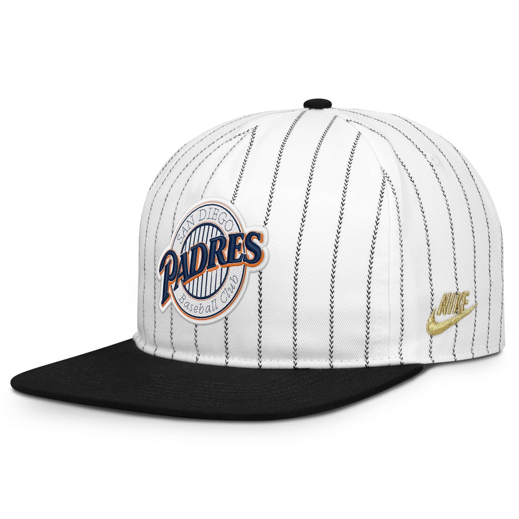 San Diego Padres Nike Cooperstown Collection Pro Adjustable Hat - White/Black