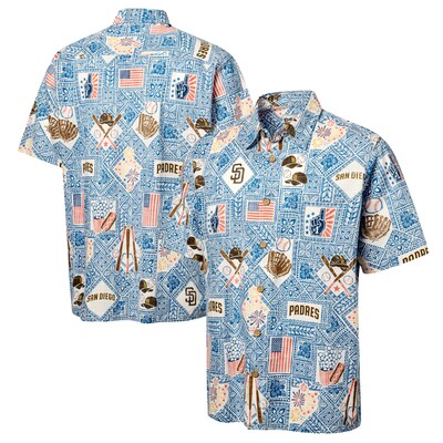  San Diego Padres Reyn Spooner Americana Button-Up Shirt - Blue