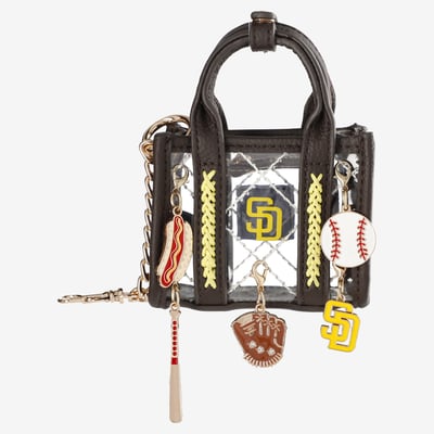 San Diego Padres Montana West Clear Bag Charm