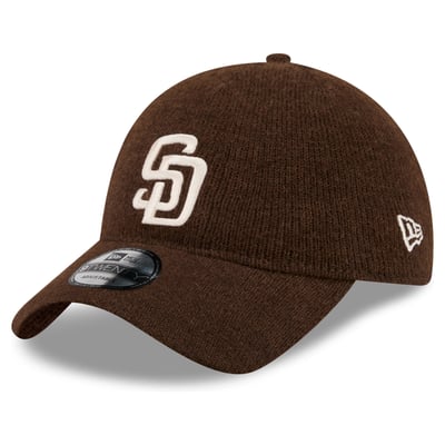  San Diego Padres New Era Open Market Wool 9TWENTY Adjustable Hat - Brown