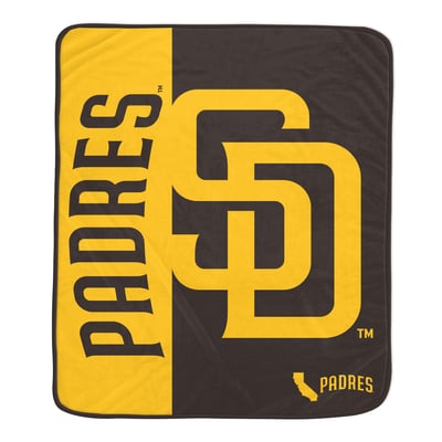 San Diego Padres Pegasus Dugout 50" x 60" Ultra Soft Throw Blanket