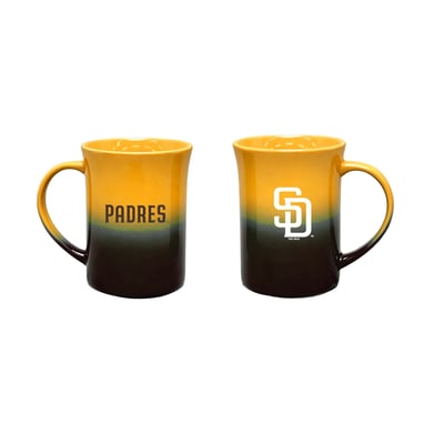 San Diego Padres The Memory Company Two-Pack 15oz. Ceramic Ombre Mug Set