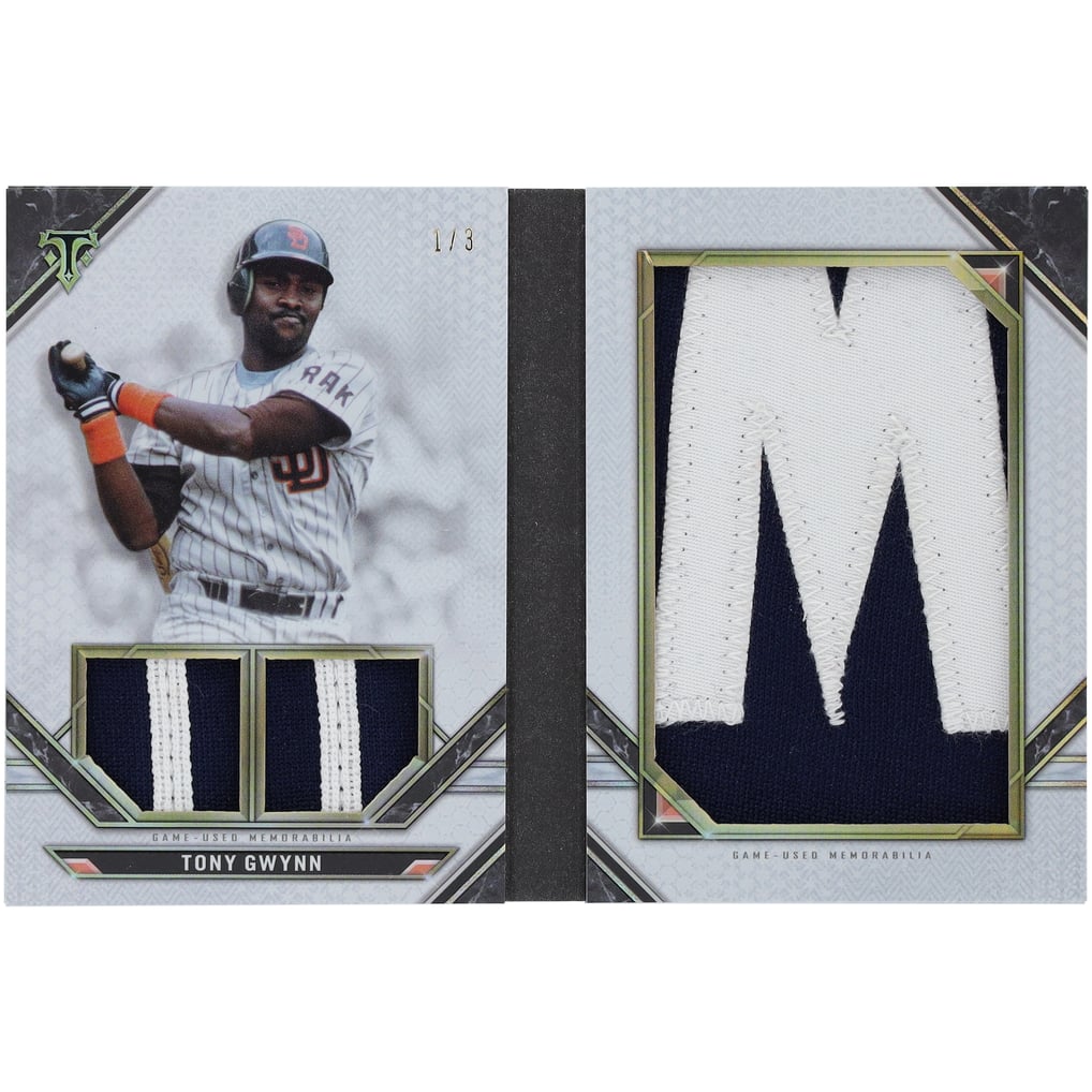 Lpre Card Tony Gwynn San Diego Padres 2021 Topps Triple Threads Game Used Letter ...