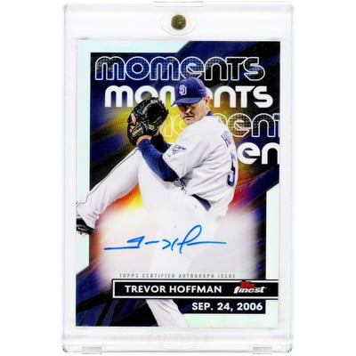 Trevor Hoffman San Diego Padres Autographed 2023 Topps Finest Moments #FMA-TH Card 