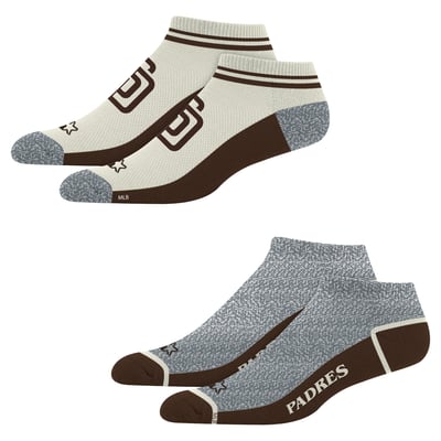  San Diego Padres Starter Unisex Two-Pack Double Play Ankle Socks