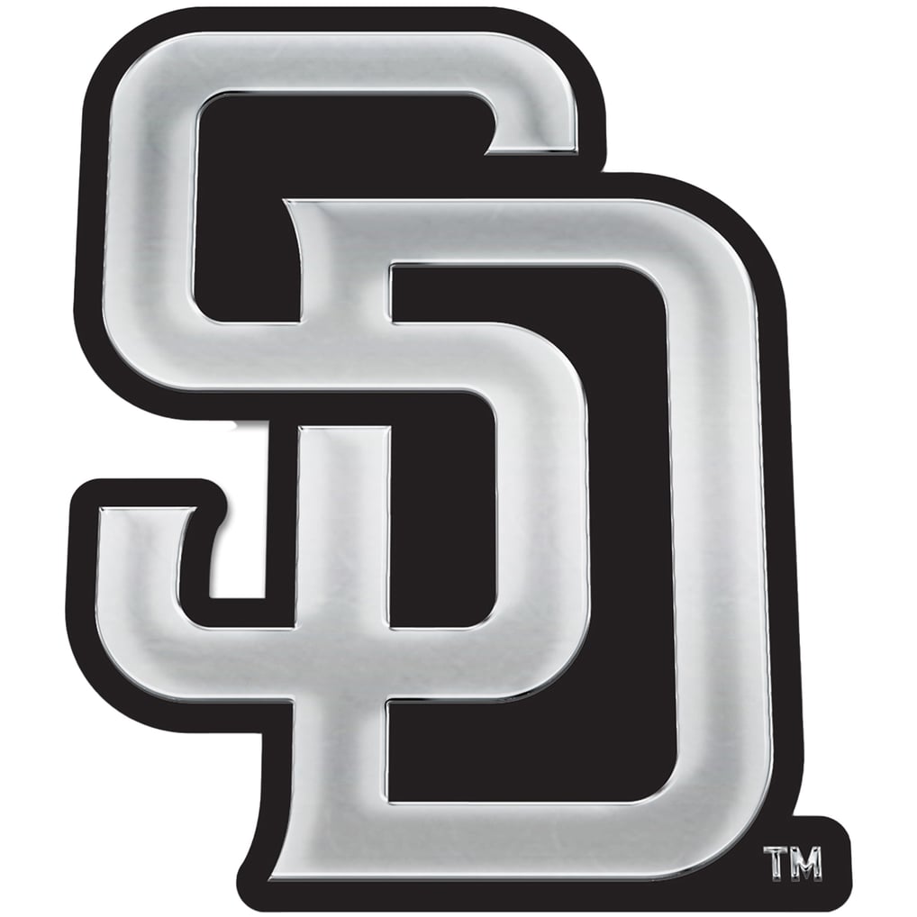 San Diego Padres WinCraft Chrome Auto Emblem