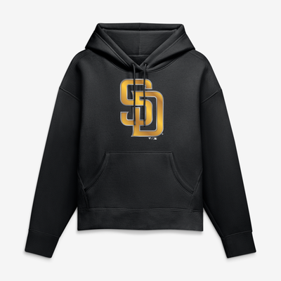 San Diego Padres Women's Forged Mascot Hoodie - Black