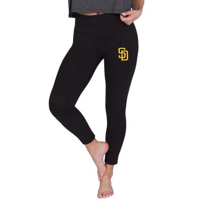 San Diego Padres Concepts Sport Women's Sentry Knit Leggings - Black
