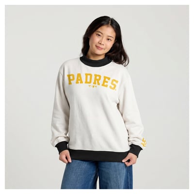 San Diego Padres Fanatics Women's Sweatshirt - Cream
