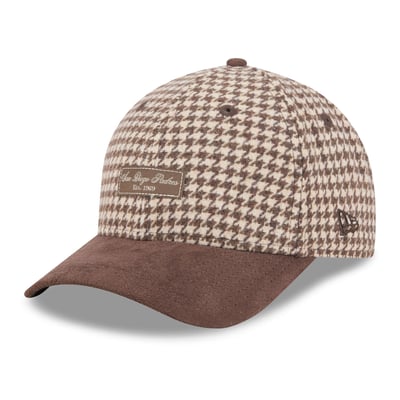 San Diego Padres New Era Women's Faux Wool 9FORTY M-Crown Adjustable Hat - Light Brown