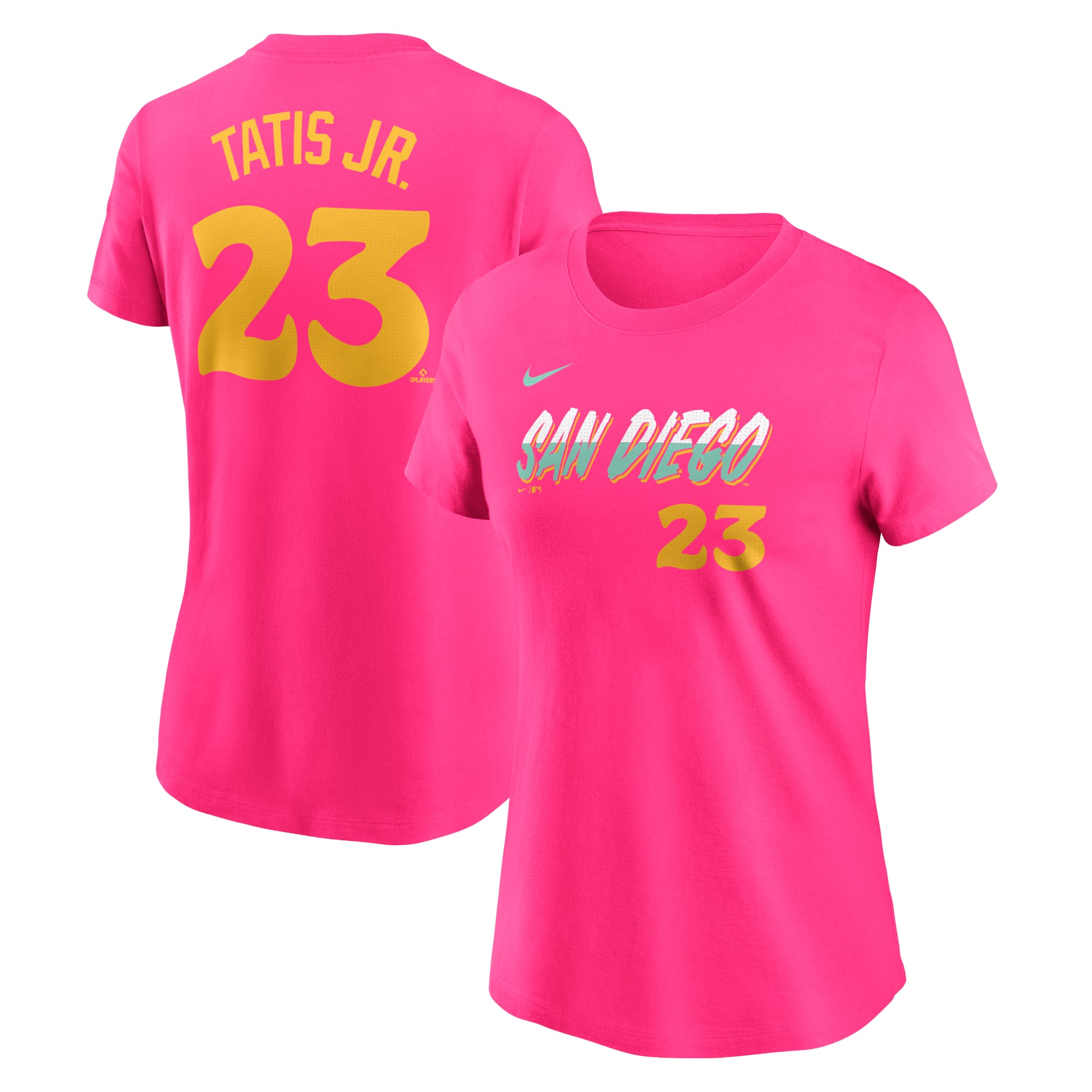 Women's San Diego Padres Fernando Tatis Jr. Nike Pink 2024 City Connect ...