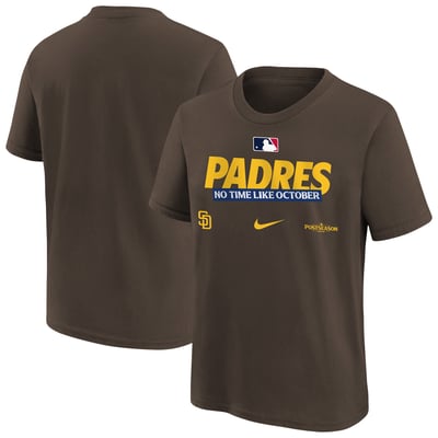 San Diego Padres Nike Youth 2026 MLB Postseason Authentic Collection T-Shirt - Brown