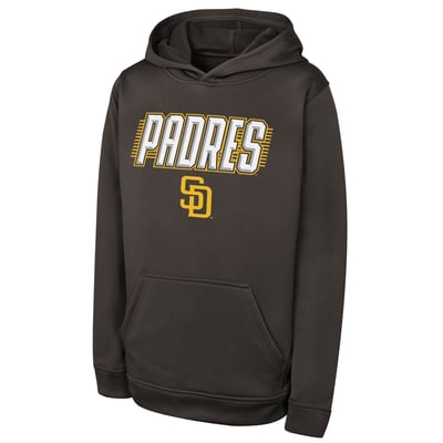 San Diego Padres Outerstuff Youth Sack Party Performance Hoodie - Brown