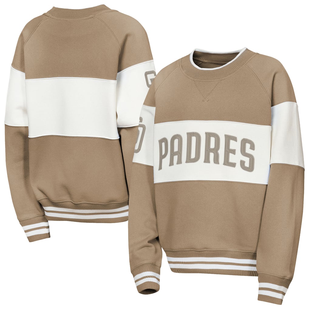  San Diego Padres Outerstuff Youth Ultimate Pastels On Base Sweatshirt - Brown
