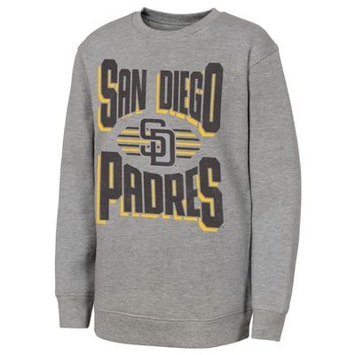 San Diego Padres Outerstuff Youth Jet Stream Sweatshirt - Gray