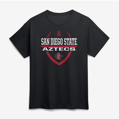San Diego State Aztecs Football Fan T-Shirt - Black