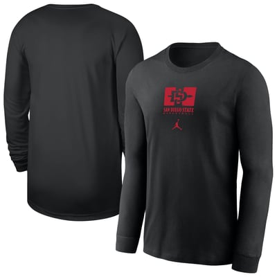 San Diego State Aztecs Jordan Brand Dri-FIT Legend Long Sleeve T-Shirt - Black