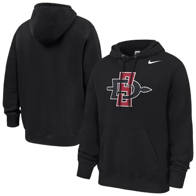 San Diego State Aztecs Nike Club Fleece Hoodie - Black