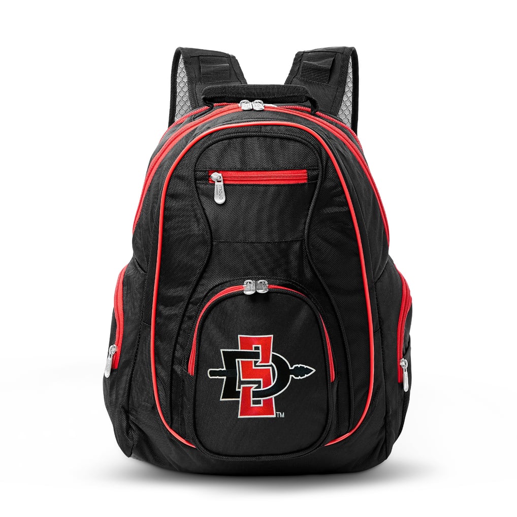 San Diego State Aztecs MOJO Trim Color Laptop Backpack - Black