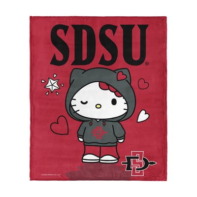San Diego State Aztecs The Northwest Group Hello Kitty 46" x 60" Silk Touch Throw Blanket