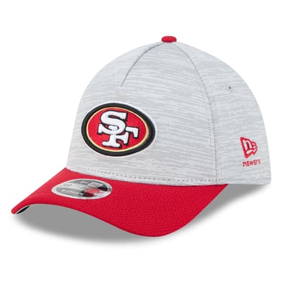 San Francisco 49ers New Era  Tech 39THIRTY A-Frame Stretch Hat - Gray
