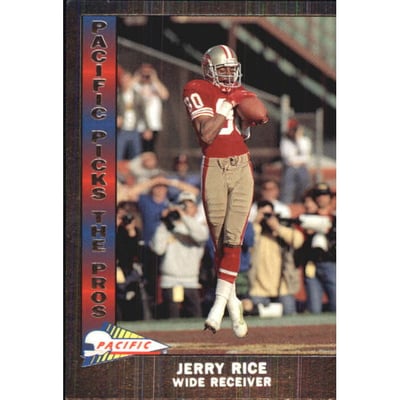 1991 Pacific Picks The Pros #3 Jerry Rice