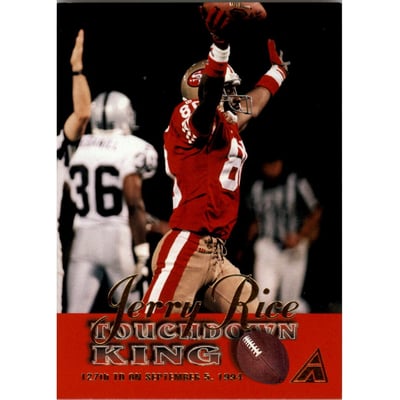 1994 Pinnacle #271SP Jerry Rice TD King SP