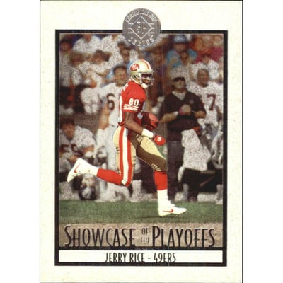 1995 SP Championship Playoff Showcase #PS2 Jerry Rice